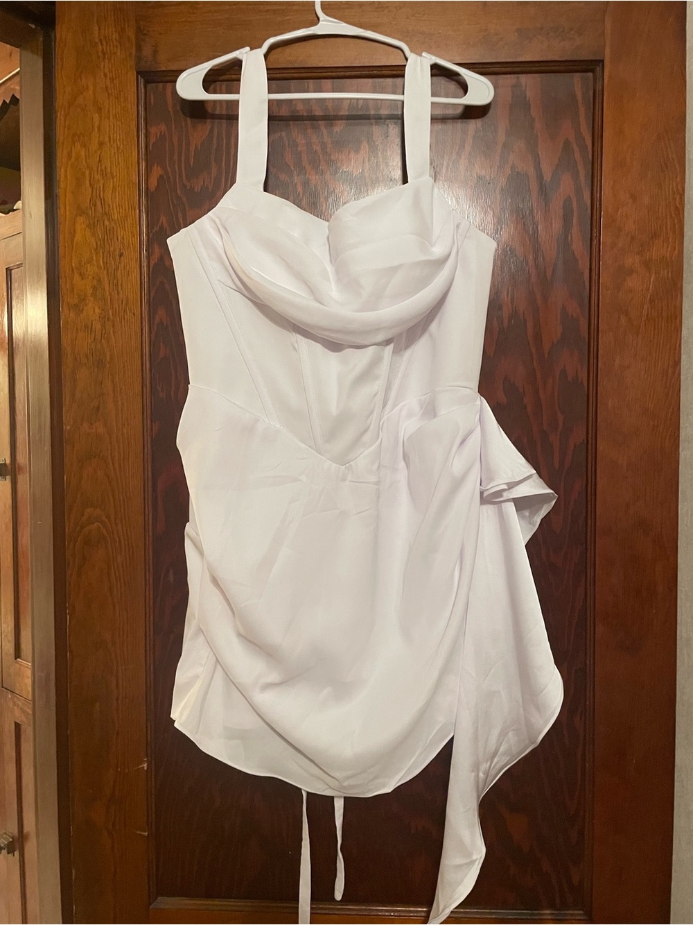 Brand new White corset back mini dress